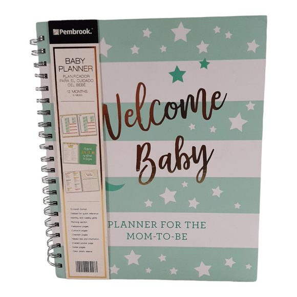 unknown Other - Baby 12 Month Planner with Stickers Mom To Be Gift